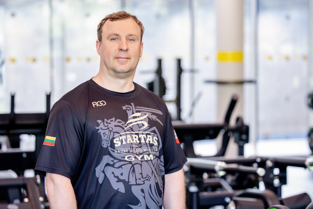 STARTAS GYM treneris Saulius Sucila